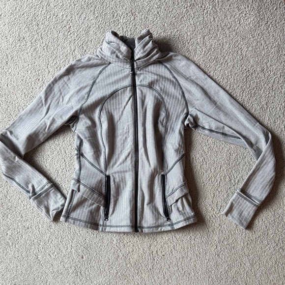 Lululemon Athletica Light Gray Jacket - Picture 1 of 5